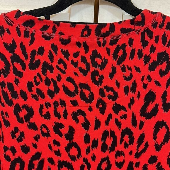 Chico's Zenergy Tunic Size 4 XXL (20) French Terry Leopard - Picture 11 of 16